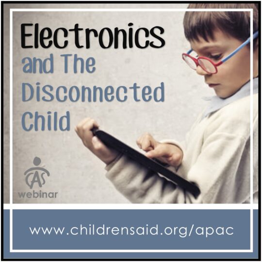 Electronics And The Disconnected Child