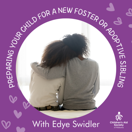 Preparing Your Child for a New Foster or Adoptive Sibling